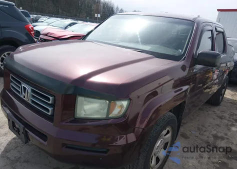 2007 Honda Ridgeline Rt from USA, damaged, VIN 2HJYK16227H522853